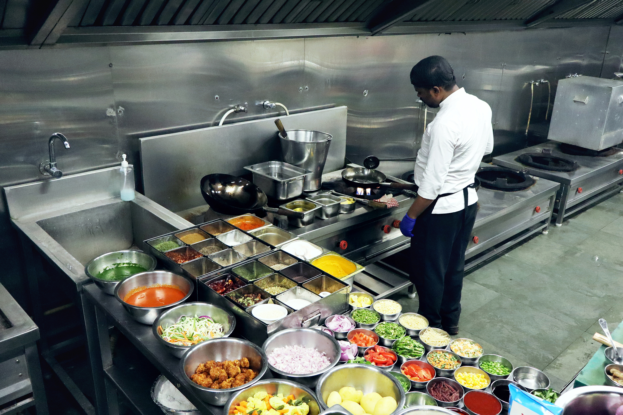 Chef at the station